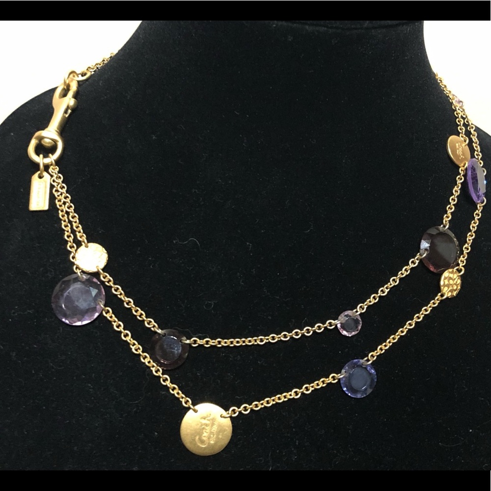 Coach Necklace EUC